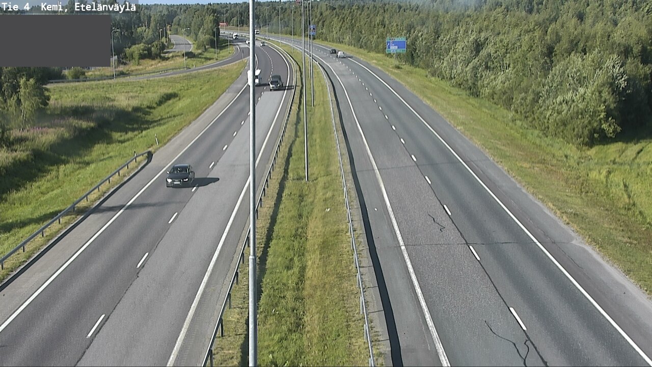 Weather Camera Image Väg 4 Kemi, Etelänväylä, Kemi, Lappi