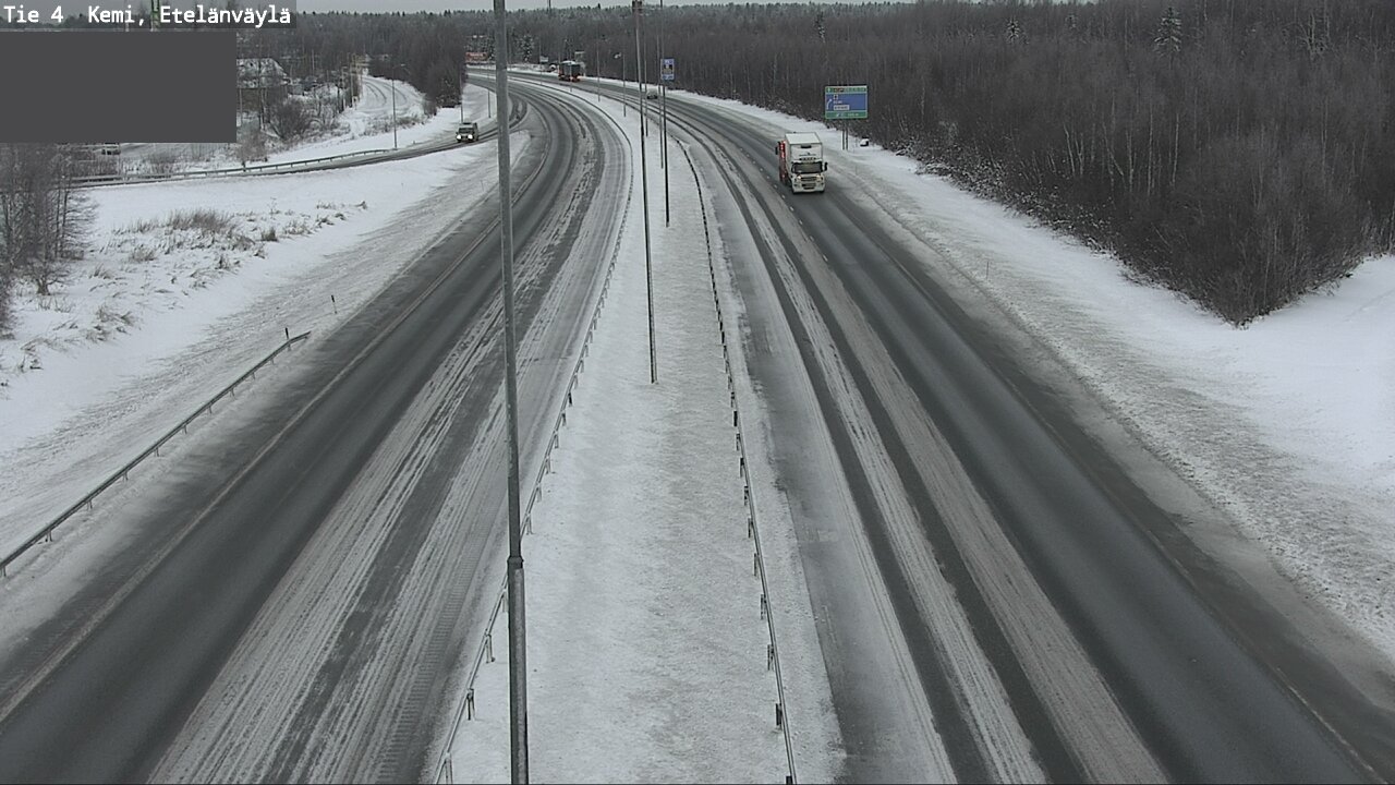 Weather Camera Image Väg 4 Kemi, Etelänväylä, Kemi, Lappi