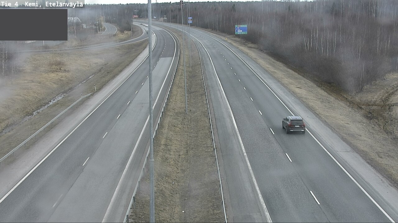 Weather Camera Image Road 4 Kemi, Etelänväylä, Kemi, Lappi