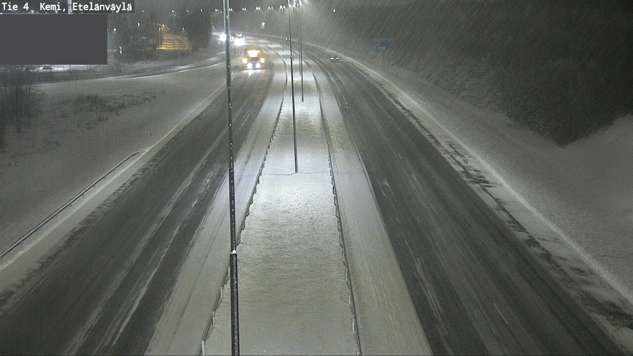 Weather Camera Image Road 4 Kemi, Etelänväylä, Kemi, Lappi