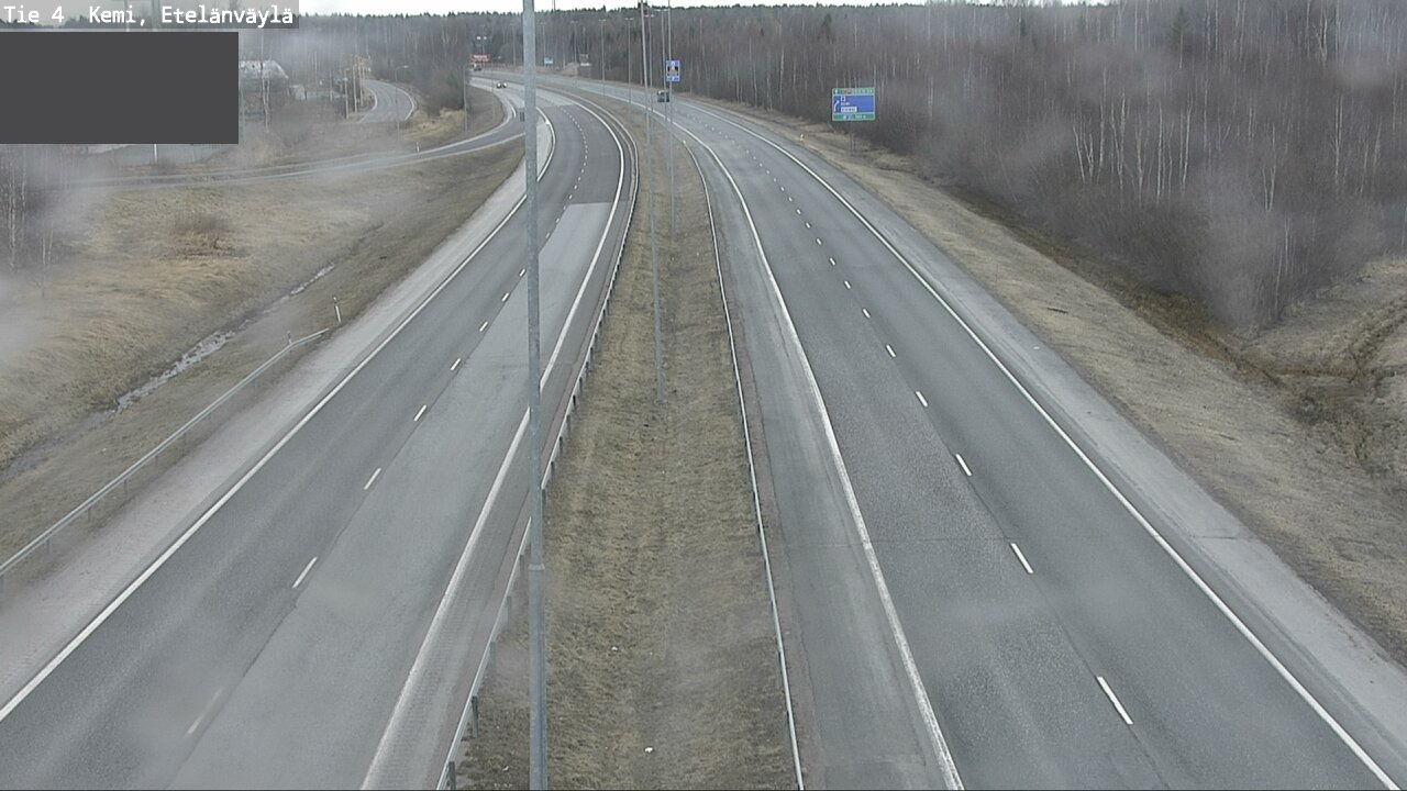 Weather Camera Image Road 4 Kemi, Etelänväylä, Kemi, Lappi