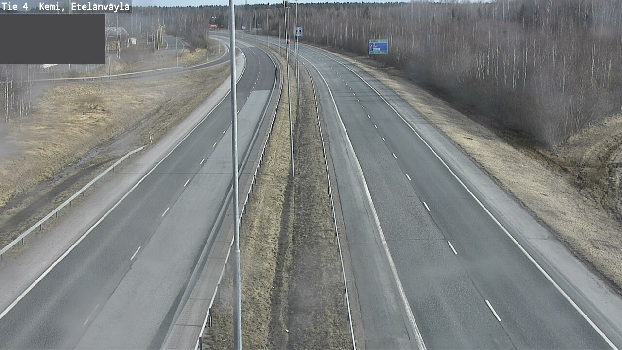 Kelikamerat Kuva Tie 4 Kemi, Etelänväylä, Kemi, Lappi