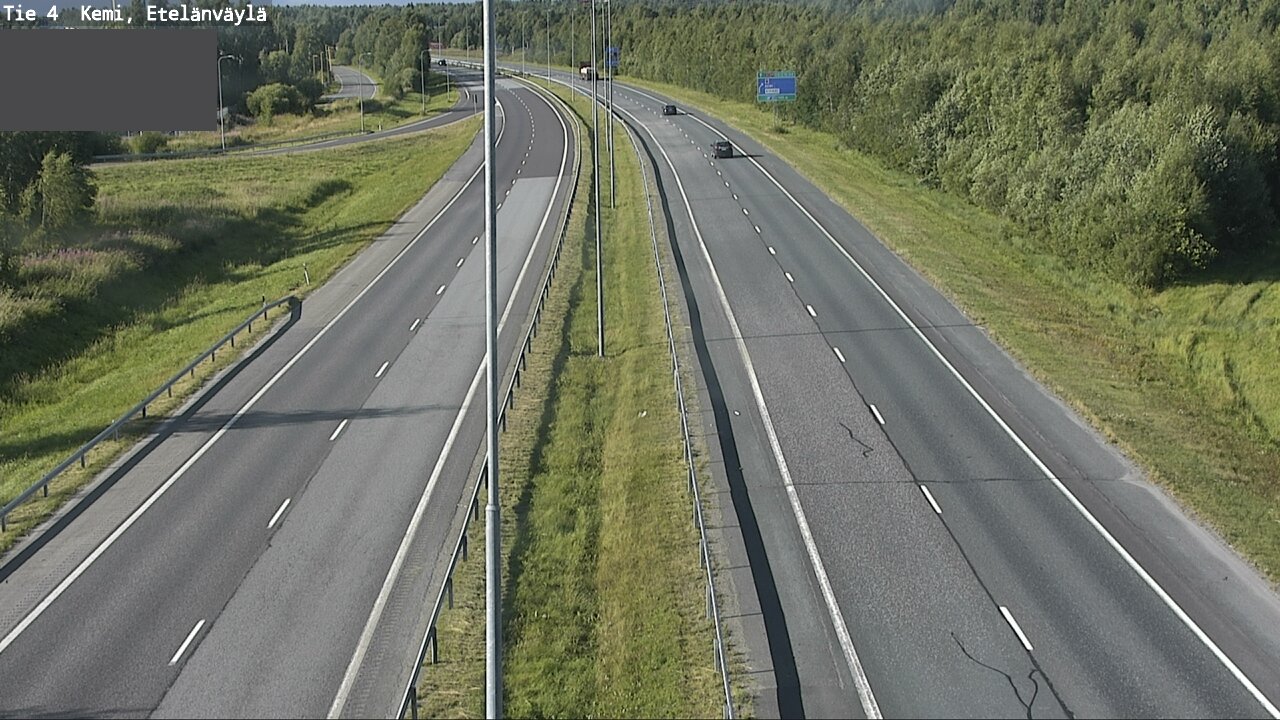 Weather Camera Image Väg 4 Kemi, Etelänväylä, Kemi, Lappi