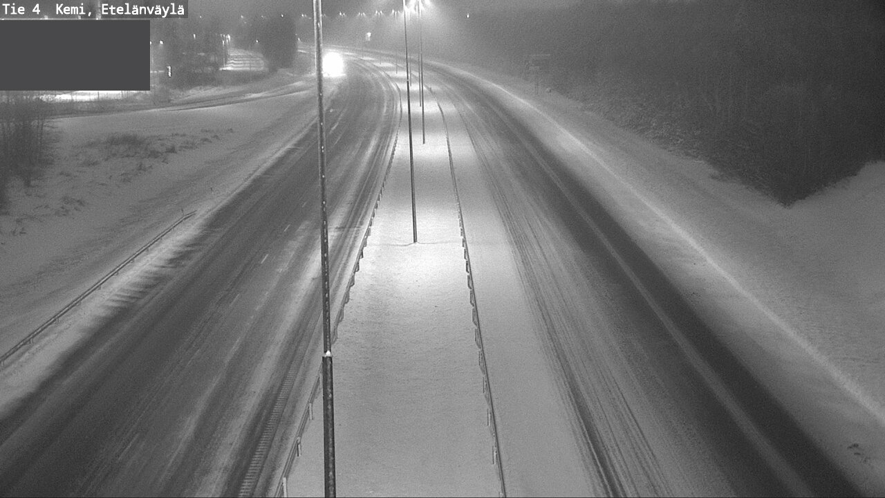 Weather Camera Image Road 4 Kemi, Etelänväylä, Kemi, Lappi