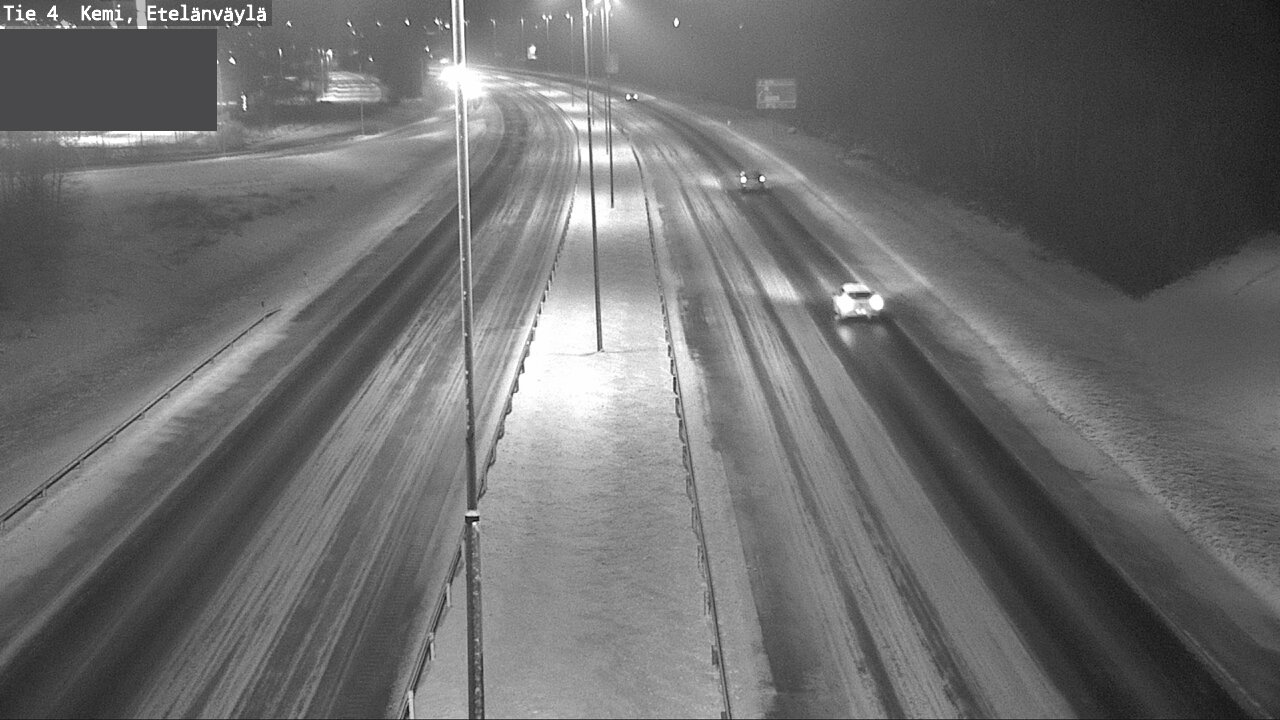 Weather Camera Image Road 4 Kemi, Etelänväylä, Kemi, Lappi
