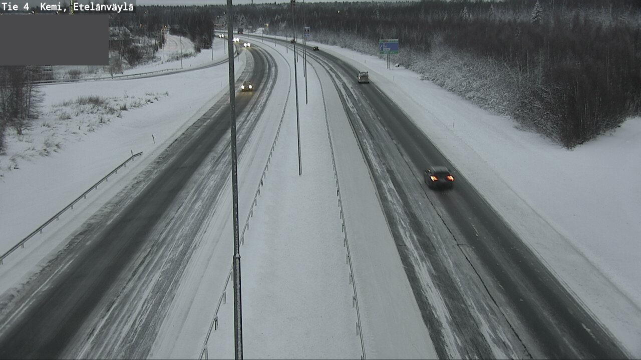 Weather Camera Image Road 4 Kemi, Etelänväylä, Kemi, Lappi