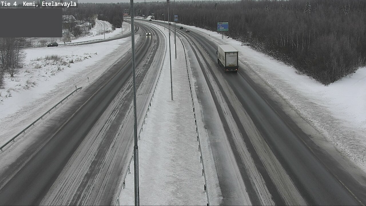 Weather Camera Image Väg 4 Kemi, Etelänväylä, Kemi, Lappi