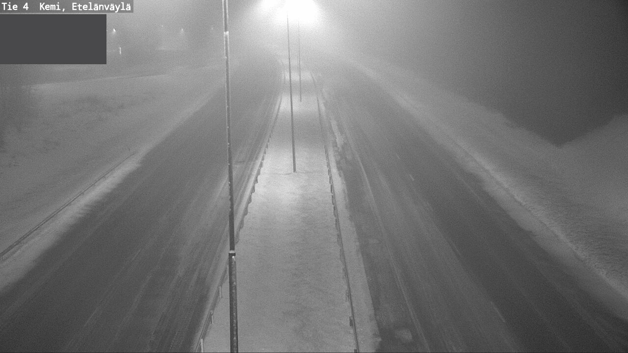 Weather Camera Image Road 4 Kemi, Etelänväylä, Kemi, Lappi