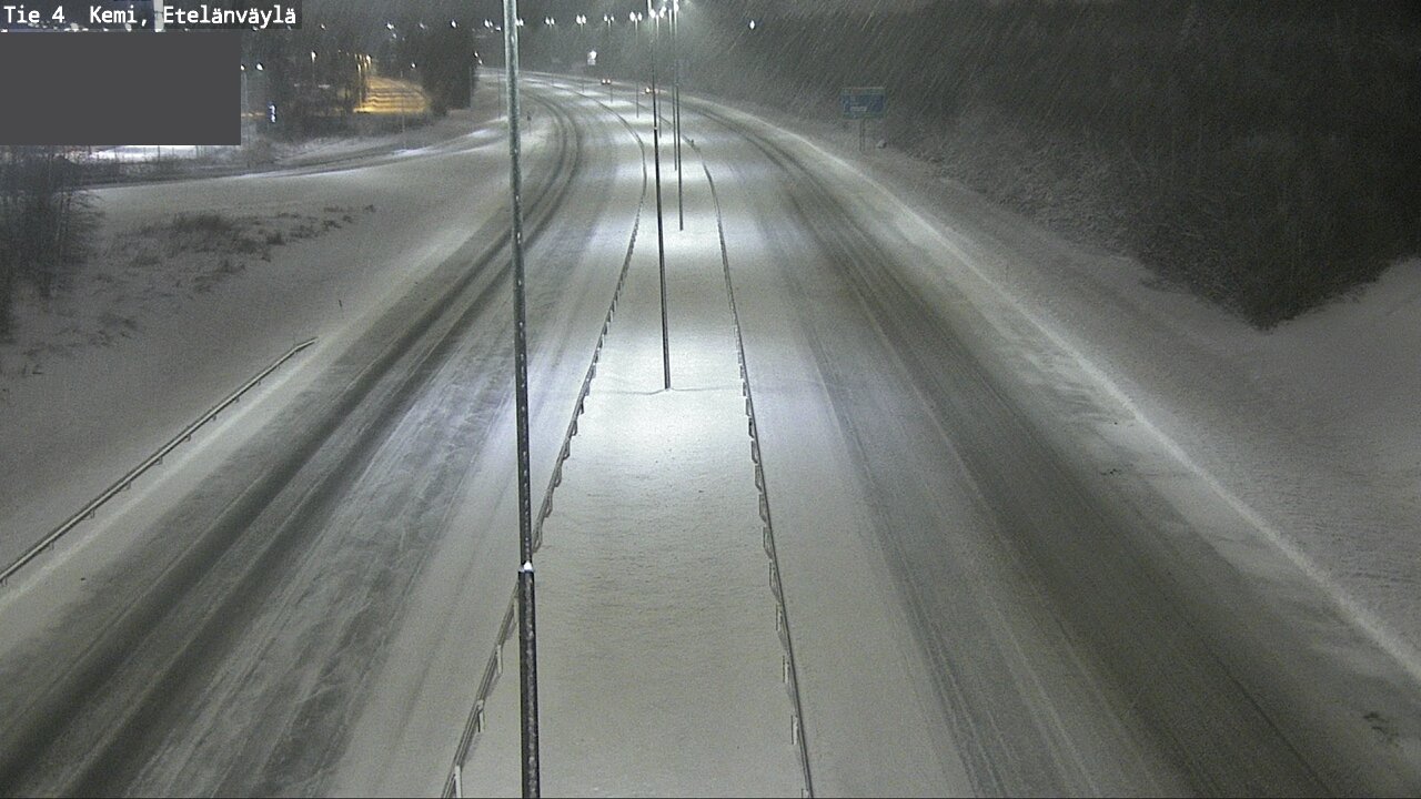 Weather Camera Image Road 4 Kemi, Etelänväylä, Kemi, Lappi