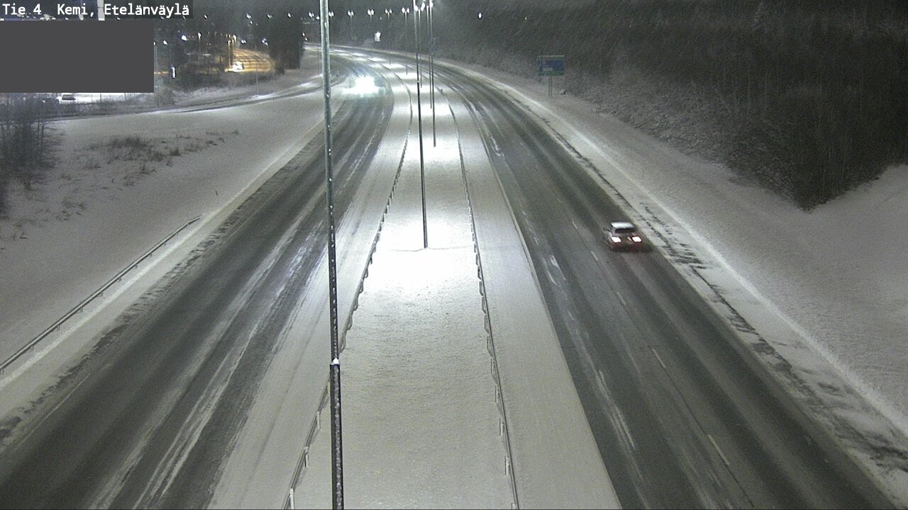 Weather Camera Image Road 4 Kemi, Etelänväylä, Kemi, Lappi