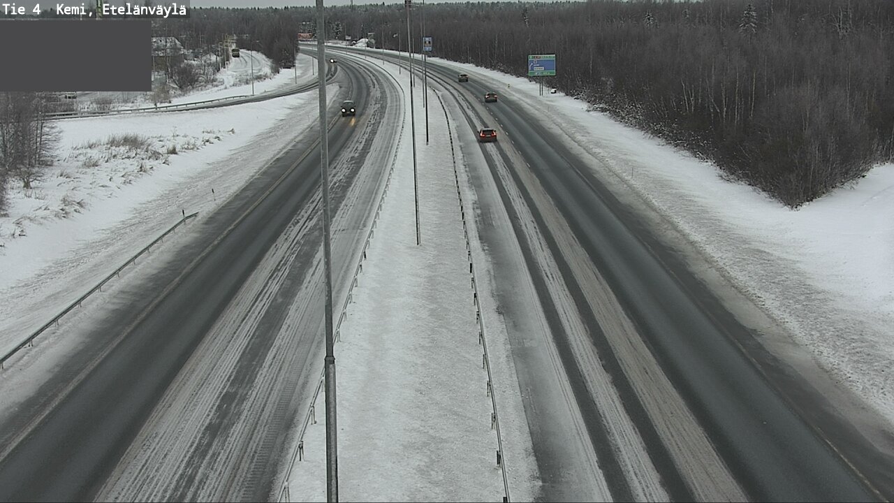 Weather Camera Image Väg 4 Kemi, Etelänväylä, Kemi, Lappi
