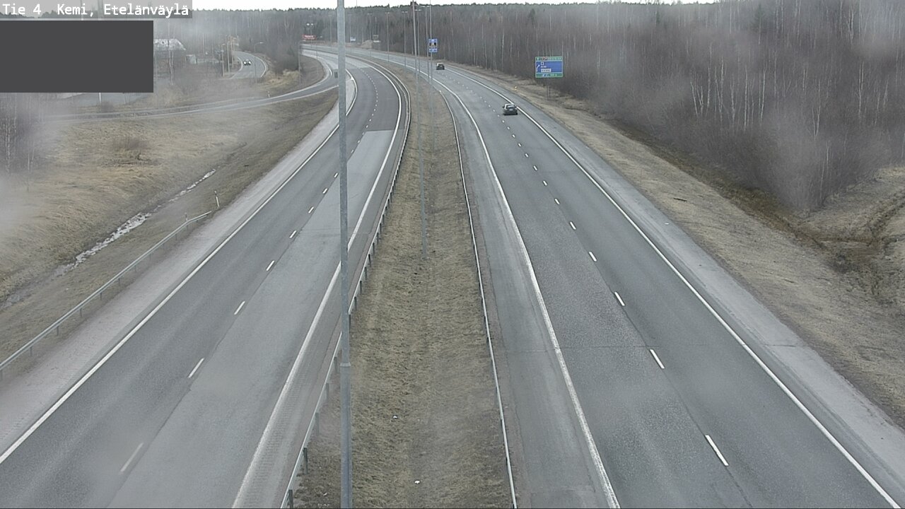 Weather Camera Image Road 4 Kemi, Etelänväylä, Kemi, Lappi