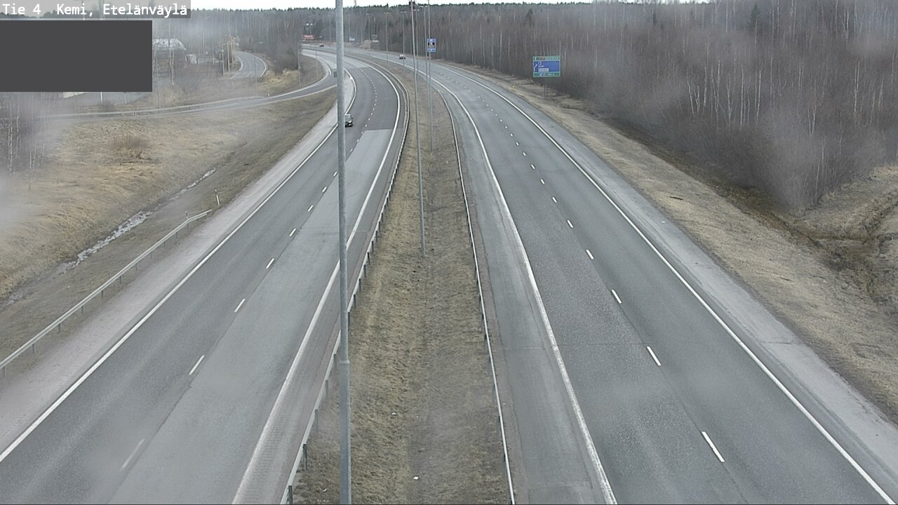 Weather Camera Image Road 4 Kemi, Etelänväylä, Kemi, Lappi