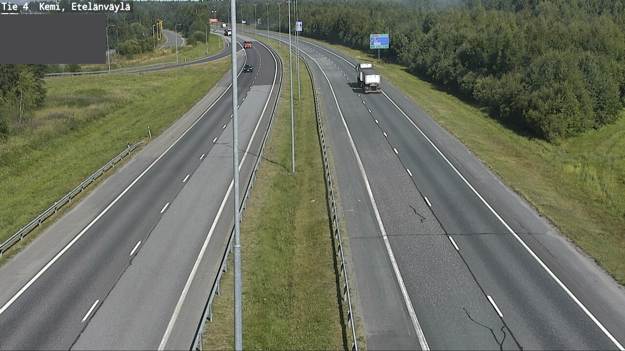 Weather Camera Image Road 4 Kemi, Etelänväylä, Kemi, Lappi