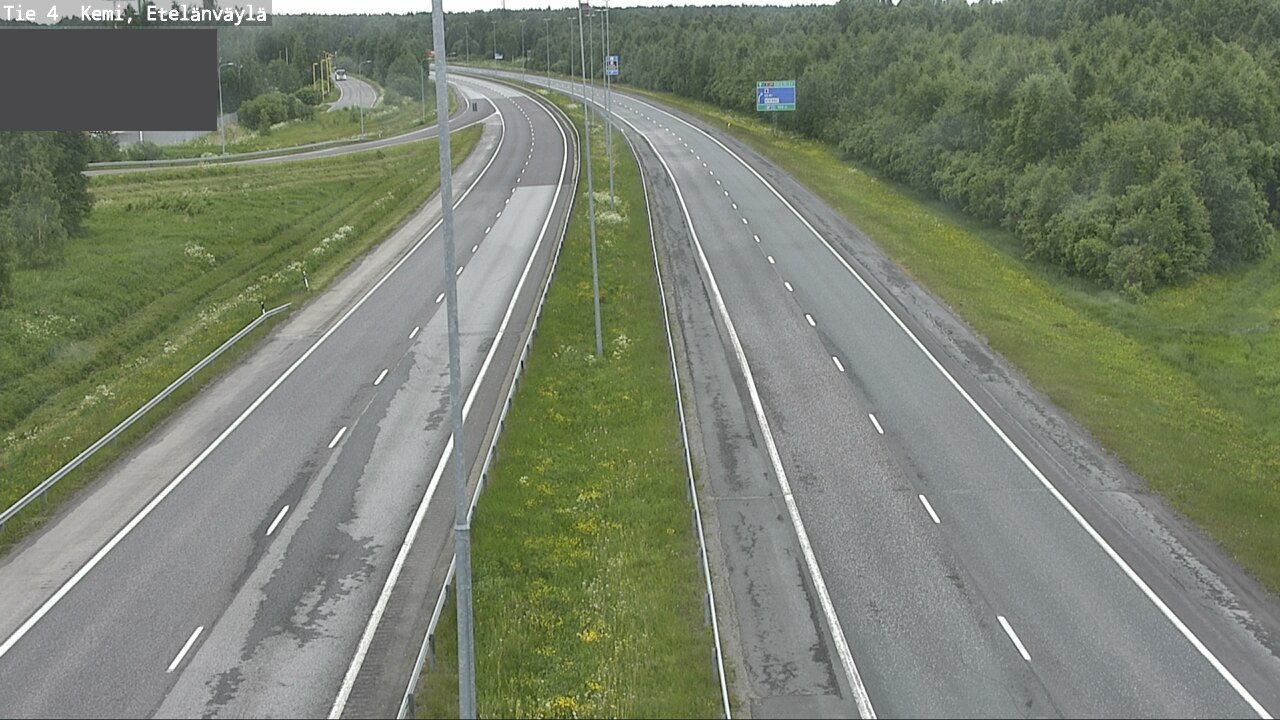Weather Camera Image Road 4 Kemi, Etelänväylä, Kemi, Lappi