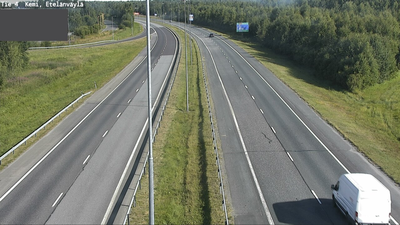 Weather Camera Image Väg 4 Kemi, Etelänväylä, Kemi, Lappi