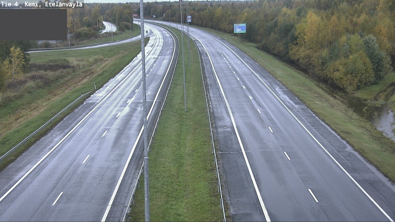 Weather Camera Image Väg 4 Kemi, Etelänväylä, Kemi, Lappi