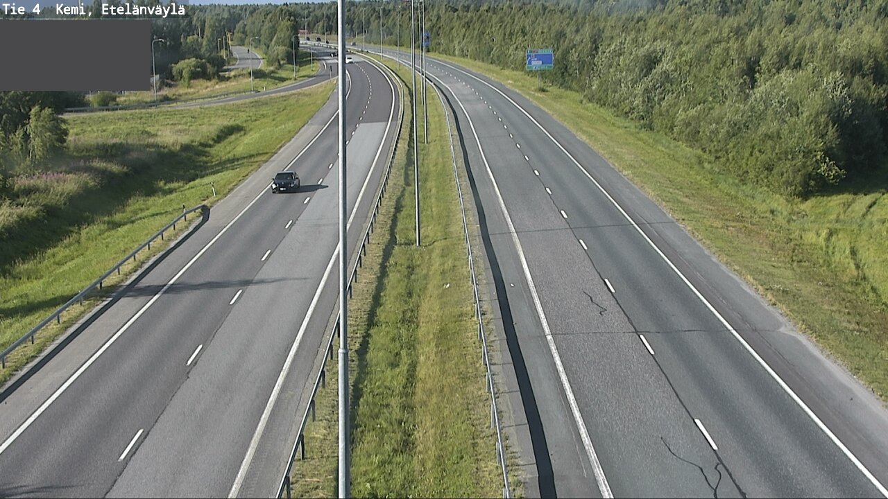 Weather Camera Image Väg 4 Kemi, Etelänväylä, Kemi, Lappi