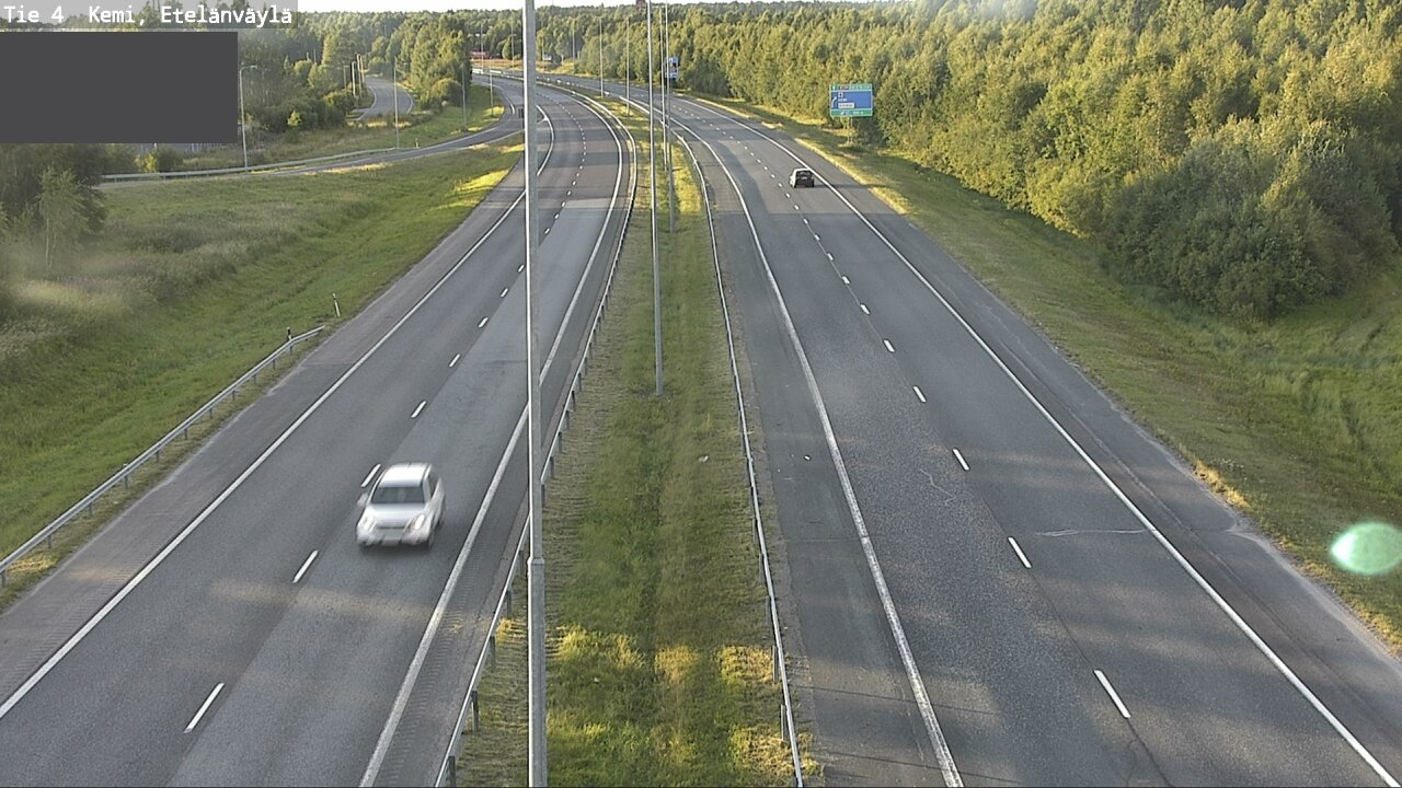Weather Camera Image Väg 4 Kemi, Etelänväylä, Kemi, Lappi