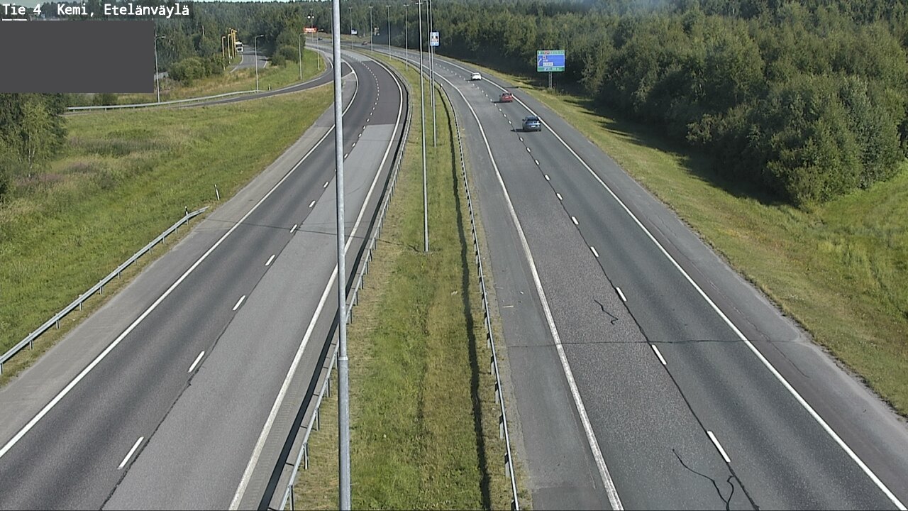 Weather Camera Image Väg 4 Kemi, Etelänväylä, Kemi, Lappi