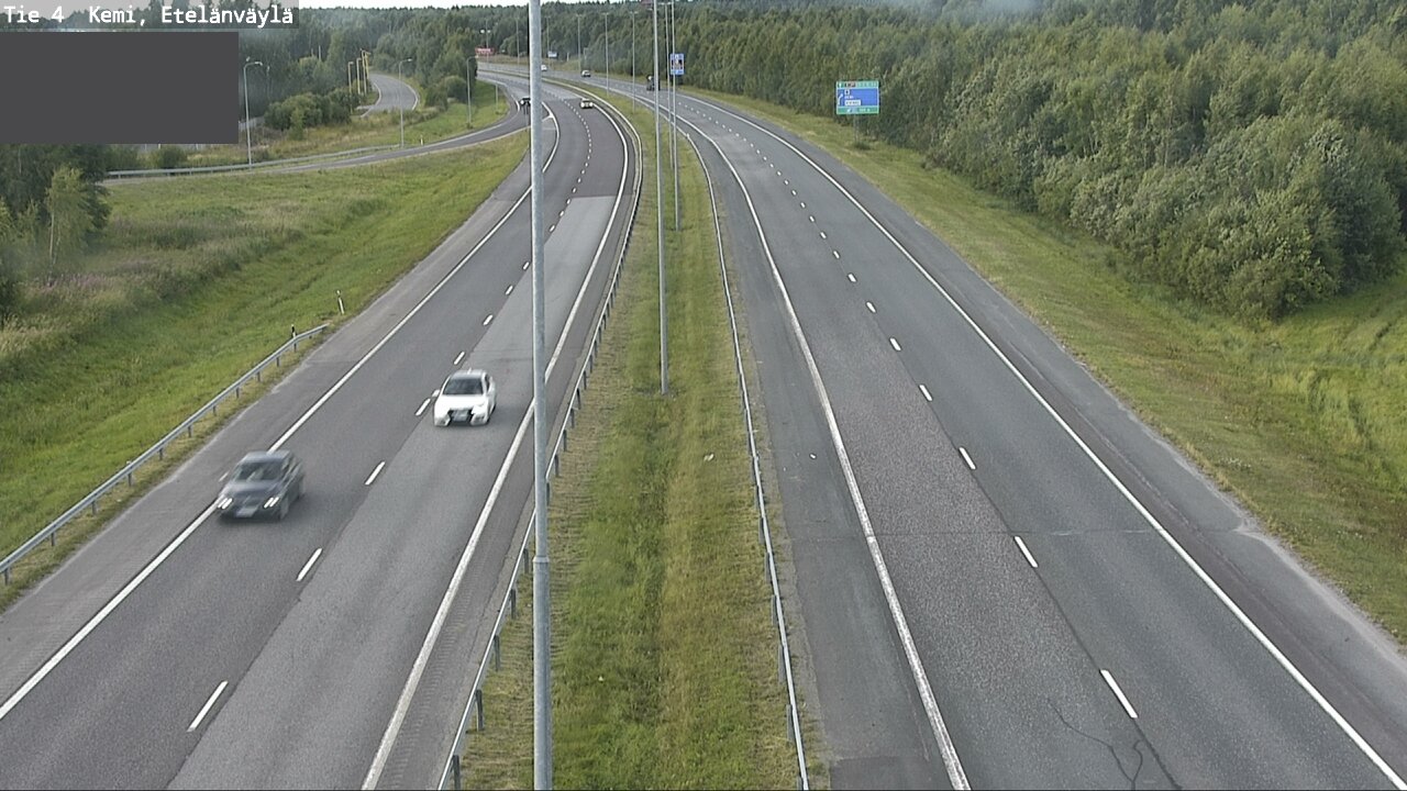 Weather Camera Image Väg 4 Kemi, Etelänväylä, Kemi, Lappi