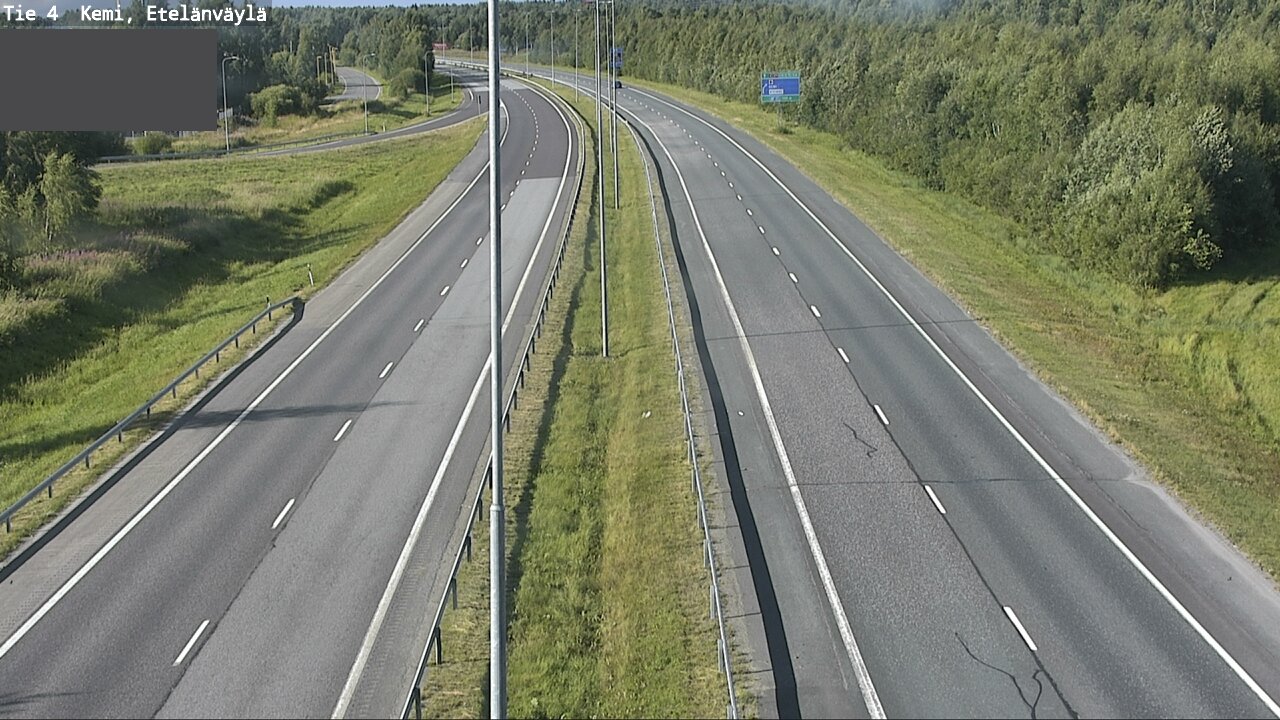 Weather Camera Image Väg 4 Kemi, Etelänväylä, Kemi, Lappi