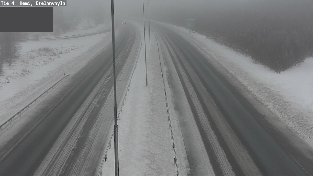 Weather Camera Image Väg 4 Kemi, Etelänväylä, Kemi, Lappi