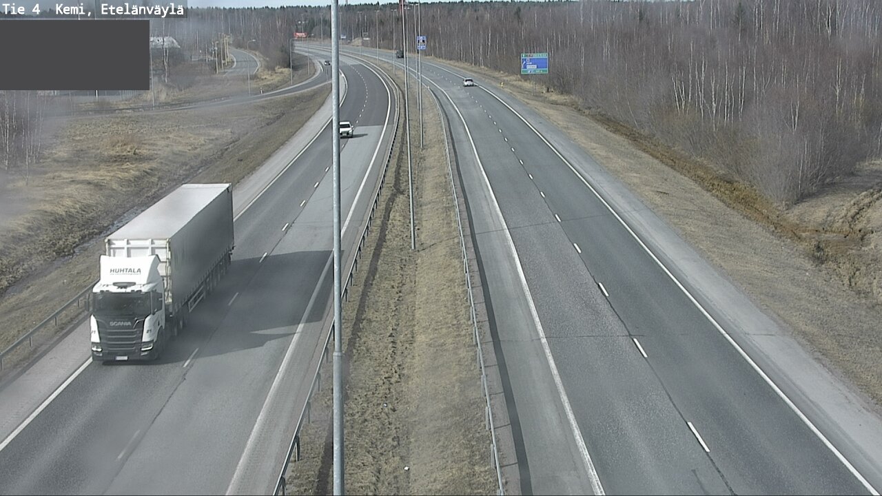 Kelikamerat Kuva Tie 4 Kemi, Etelänväylä, Kemi, Lappi