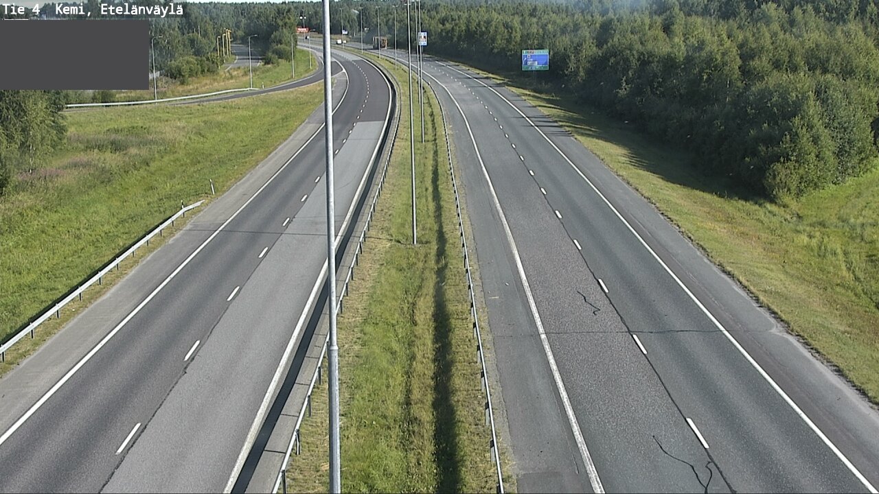Weather Camera Image Väg 4 Kemi, Etelänväylä, Kemi, Lappi