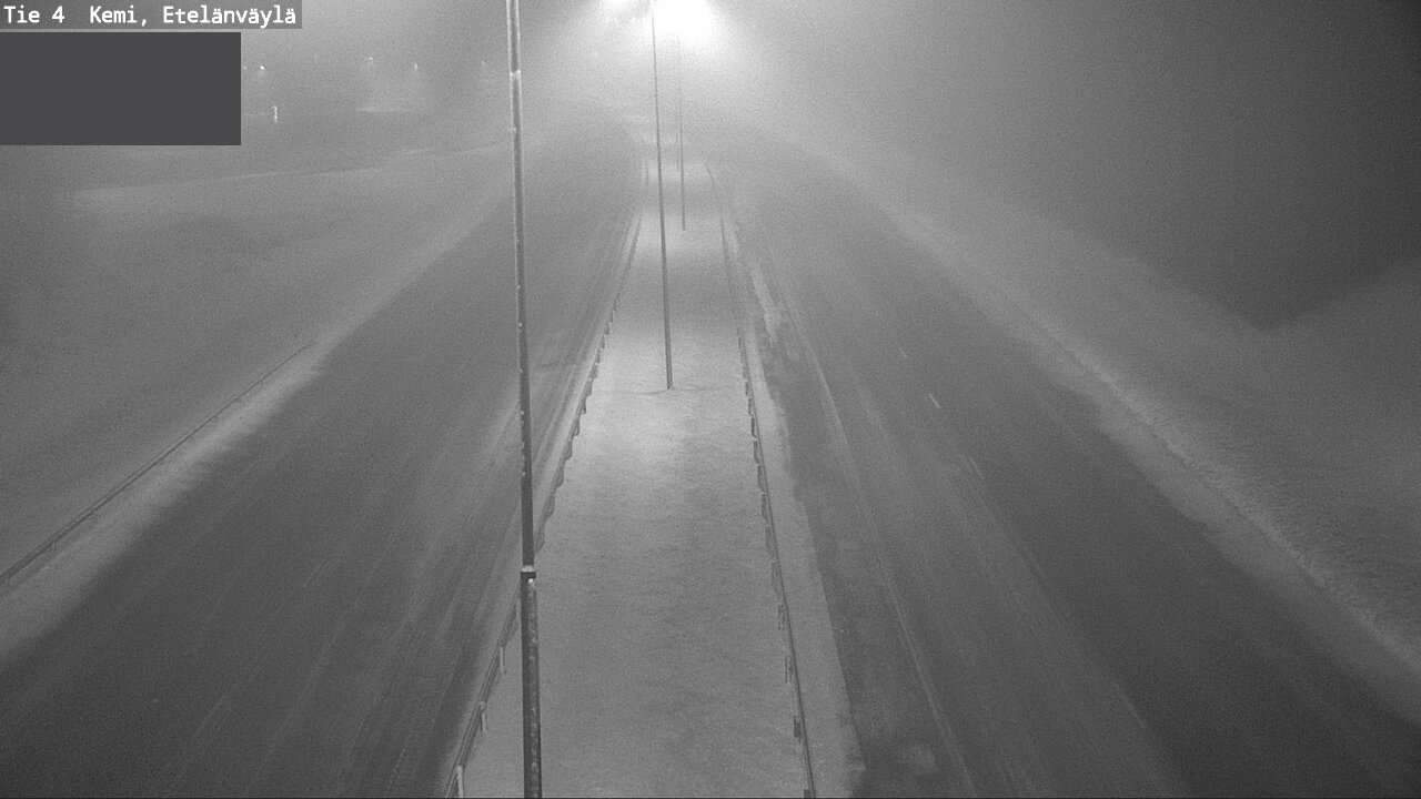 Weather Camera Image Road 4 Kemi, Etelänväylä, Kemi, Lappi