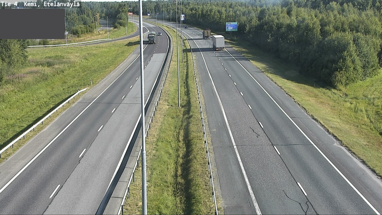 Weather Camera Image Väg 4 Kemi, Etelänväylä, Kemi, Lappi