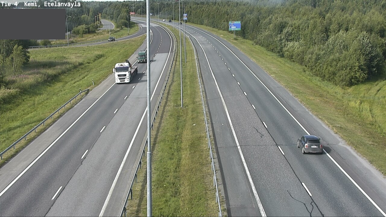 Kelikamerat Kuva Tie 4 Kemi, Etelänväylä, Kemi, Lappi