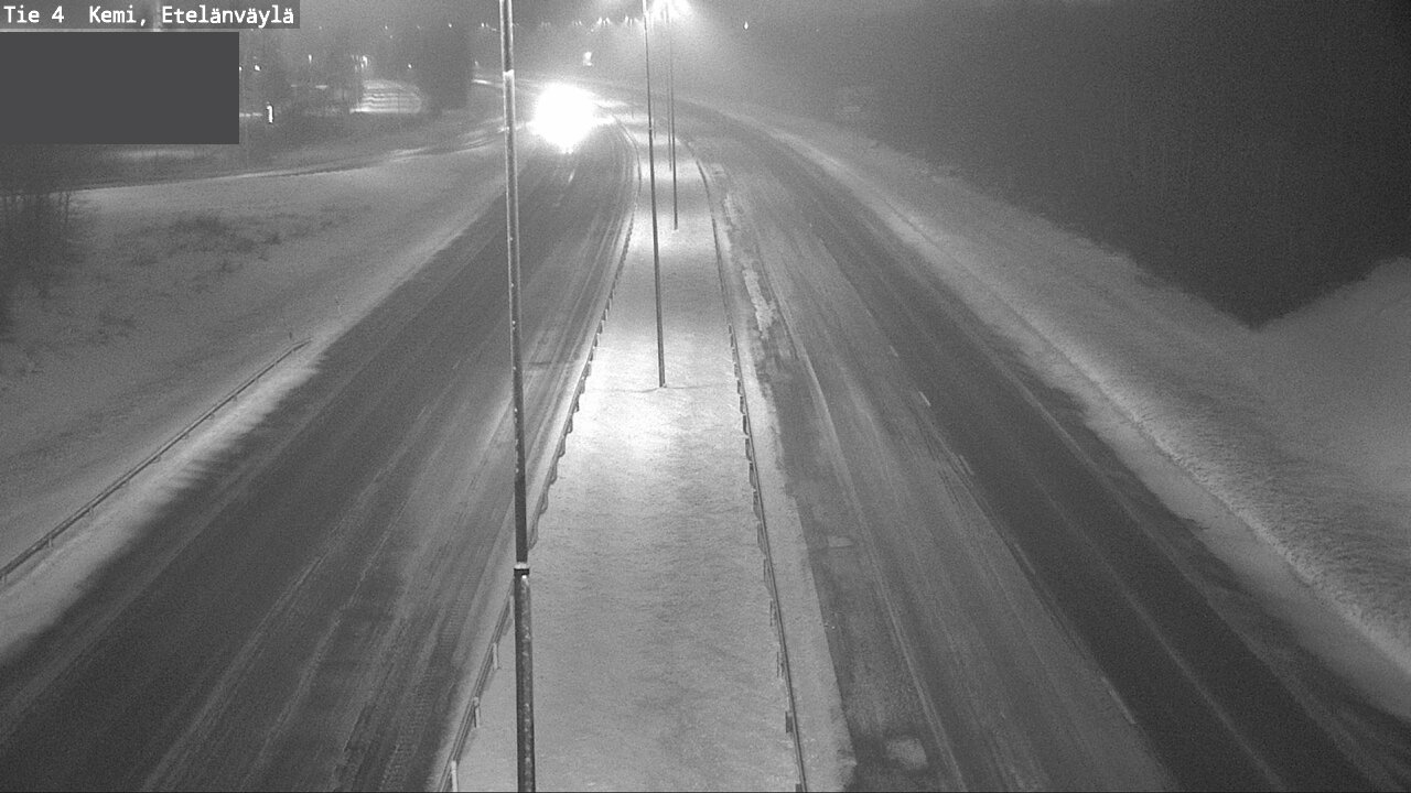 Weather Camera Image Road 4 Kemi, Etelänväylä, Kemi, Lappi