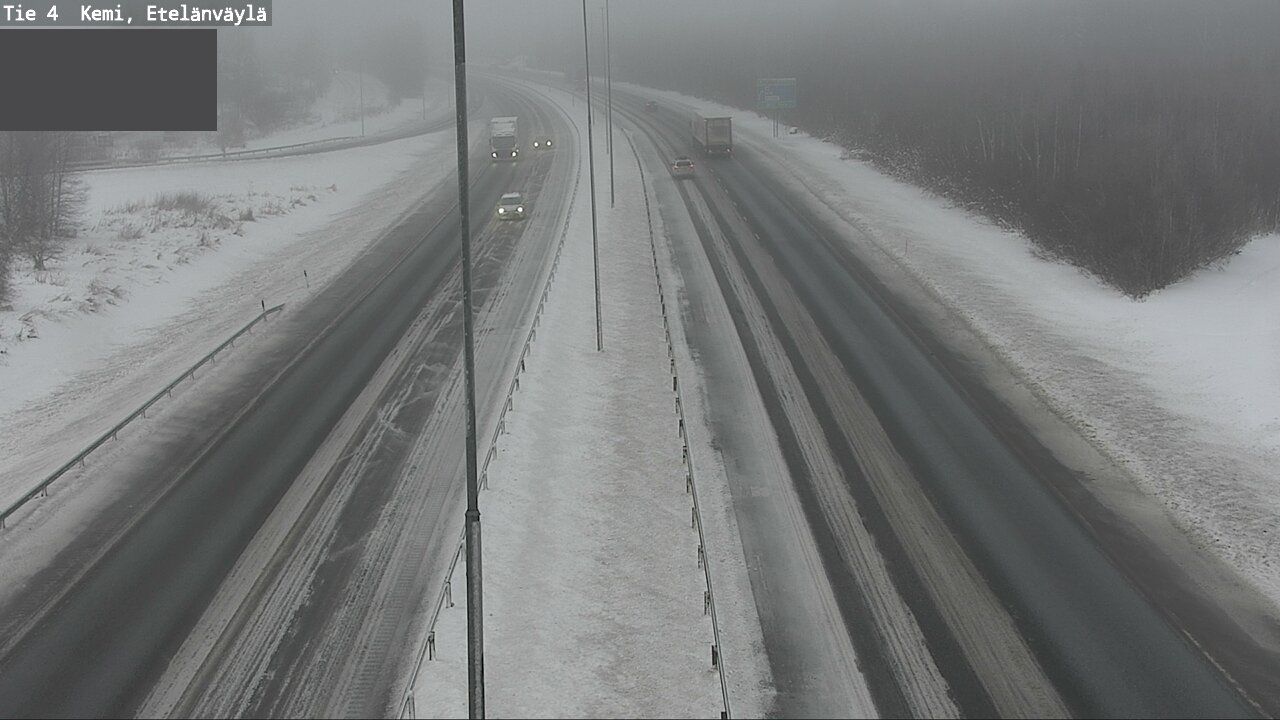 Weather Camera Image Väg 4 Kemi, Etelänväylä, Kemi, Lappi