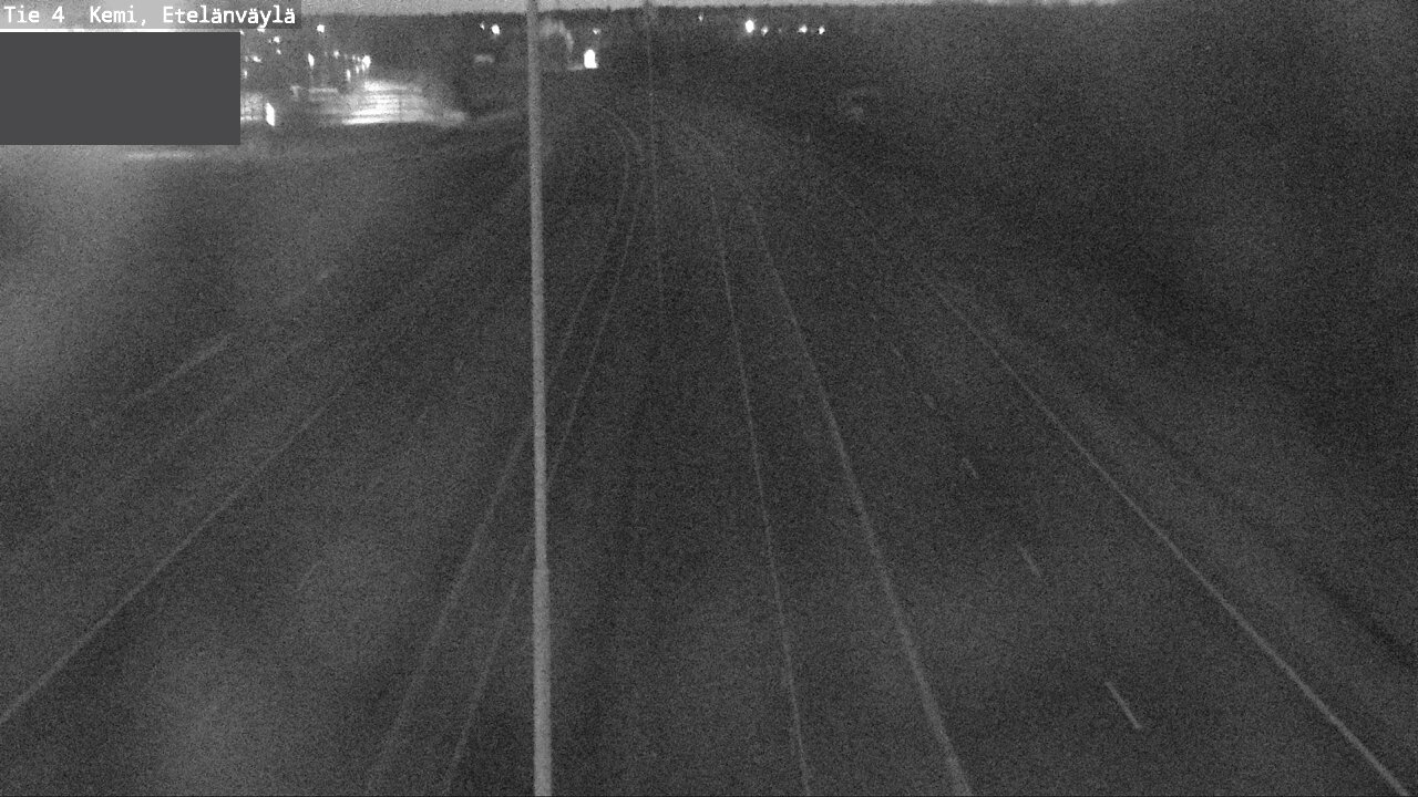 Weather Camera Image Road 4 Kemi, Etelänväylä, Kemi, Lappi