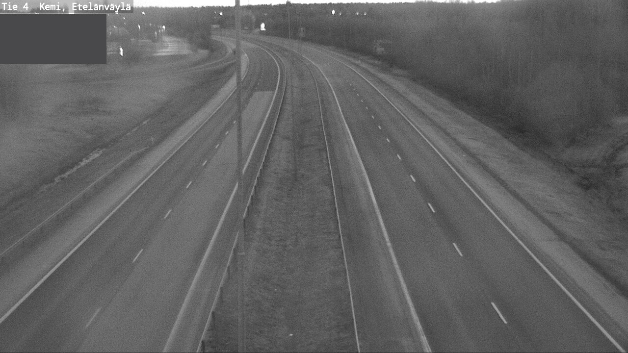 Weather Camera Image Road 4 Kemi, Etelänväylä, Kemi, Lappi