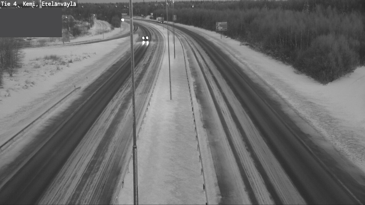 Weather Camera Image Väg 4 Kemi, Etelänväylä, Kemi, Lappi