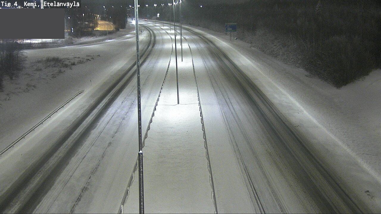 Weather Camera Image Road 4 Kemi, Etelänväylä, Kemi, Lappi