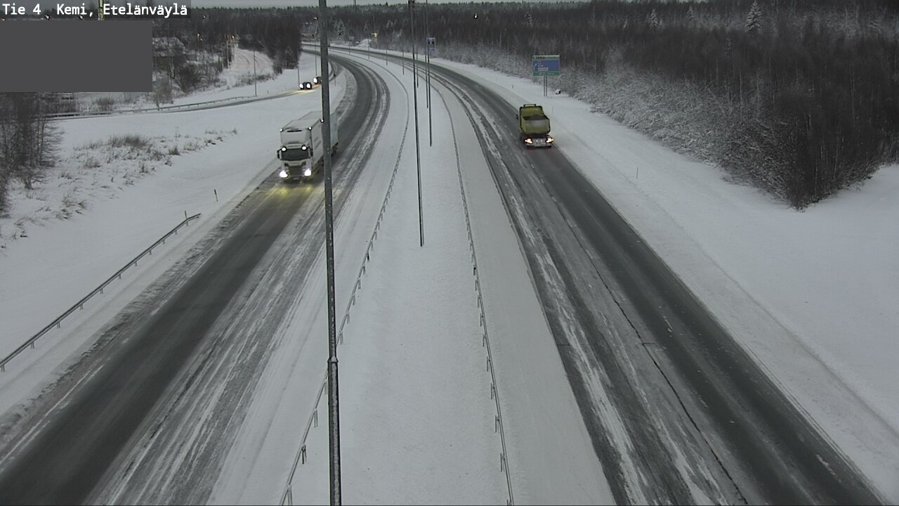 Weather Camera Image Road 4 Kemi, Etelänväylä, Kemi, Lappi