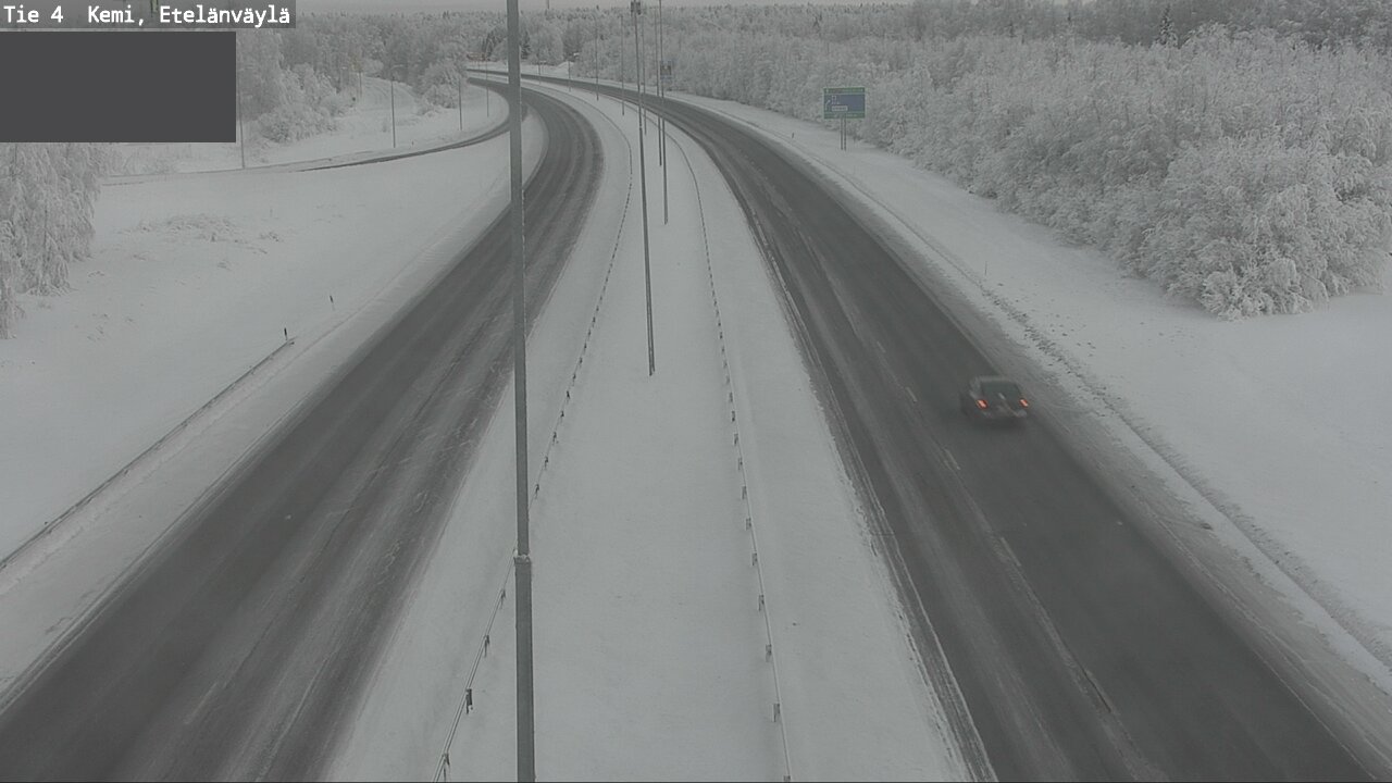Weather Camera Image Road 4 Kemi, Etelänväylä, Kemi, Lappi