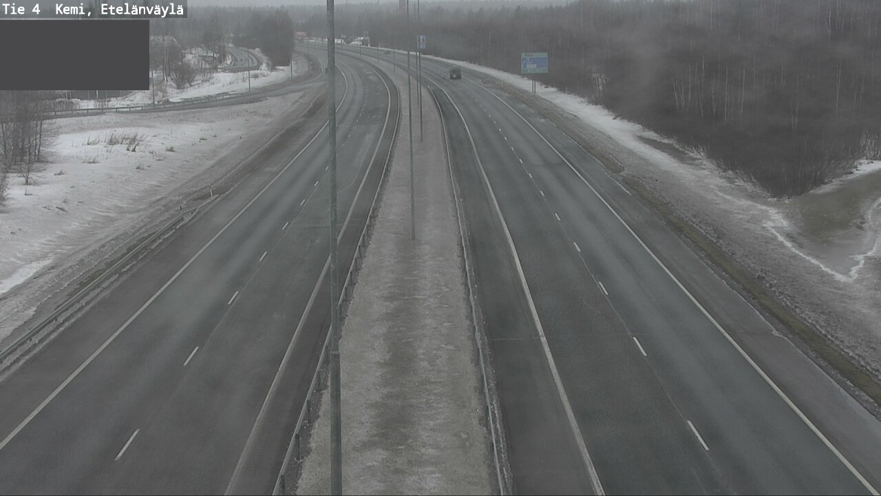 Weather Camera Image Väg 4 Kemi, Etelänväylä, Kemi, Lappi