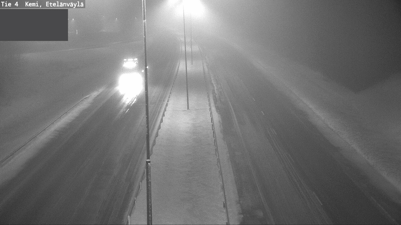 Weather Camera Image Road 4 Kemi, Etelänväylä, Kemi, Lappi