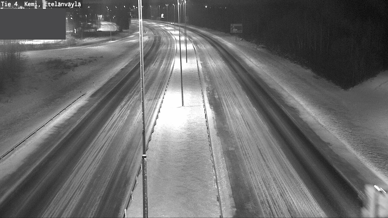Weather Camera Image Road 4 Kemi, Etelänväylä, Kemi, Lappi