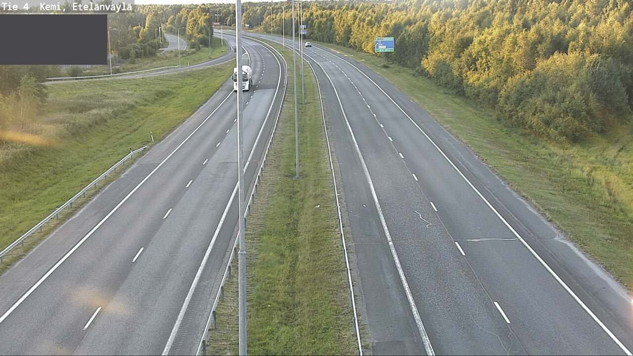 Weather Camera Image Väg 4 Kemi, Etelänväylä, Kemi, Lappi