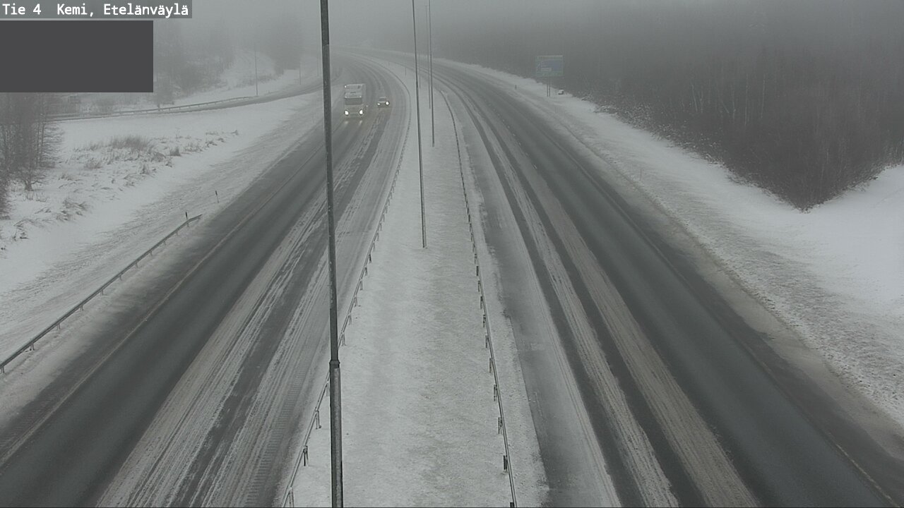Weather Camera Image Väg 4 Kemi, Etelänväylä, Kemi, Lappi