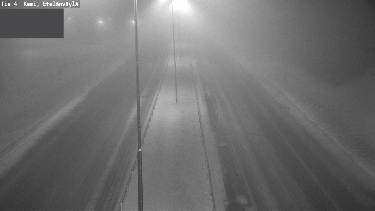 Weather Camera Image Väg 4 Kemi, Etelänväylä, Kemi, Lappi