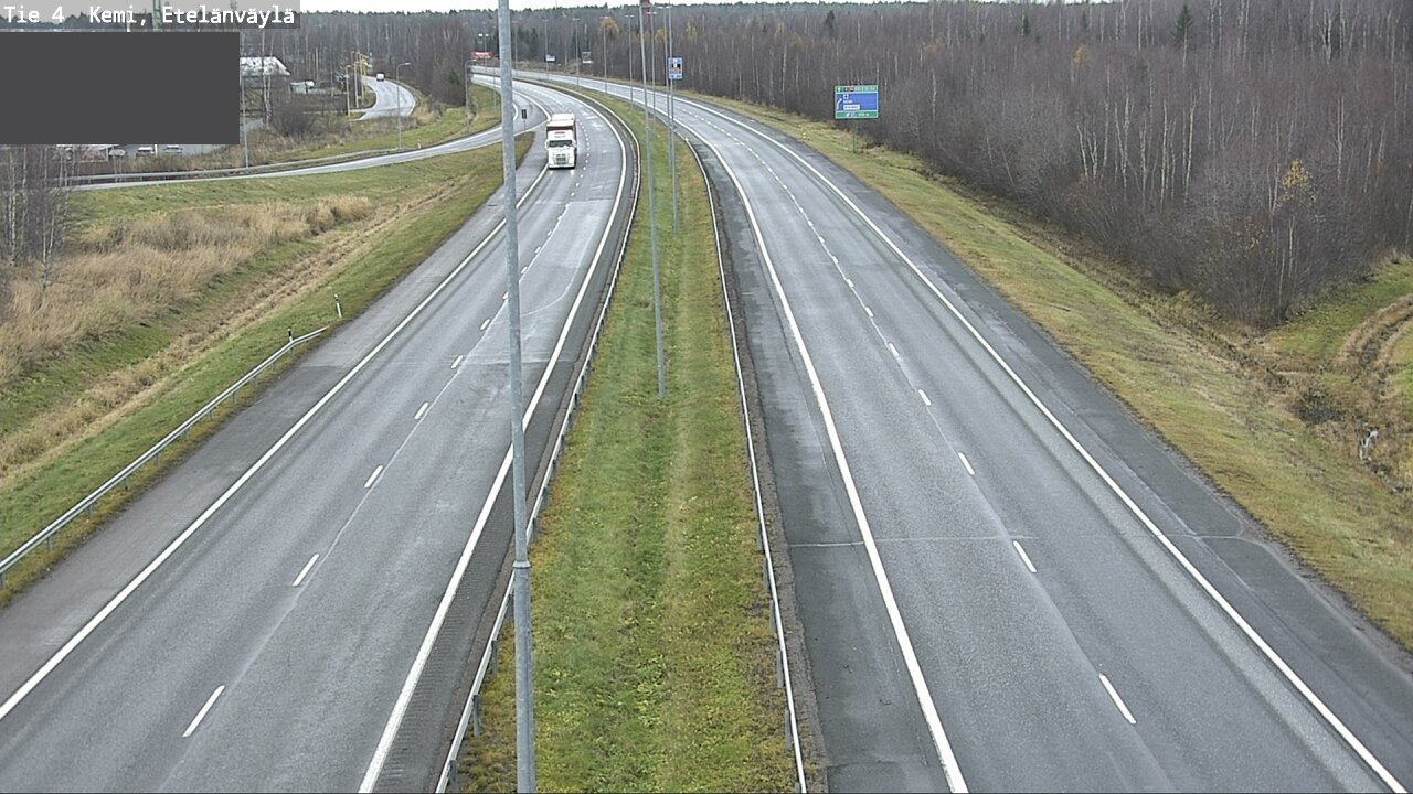 Kelikamerat Kuva Tie 4 Kemi, Etelänväylä, Kemi, Lappi