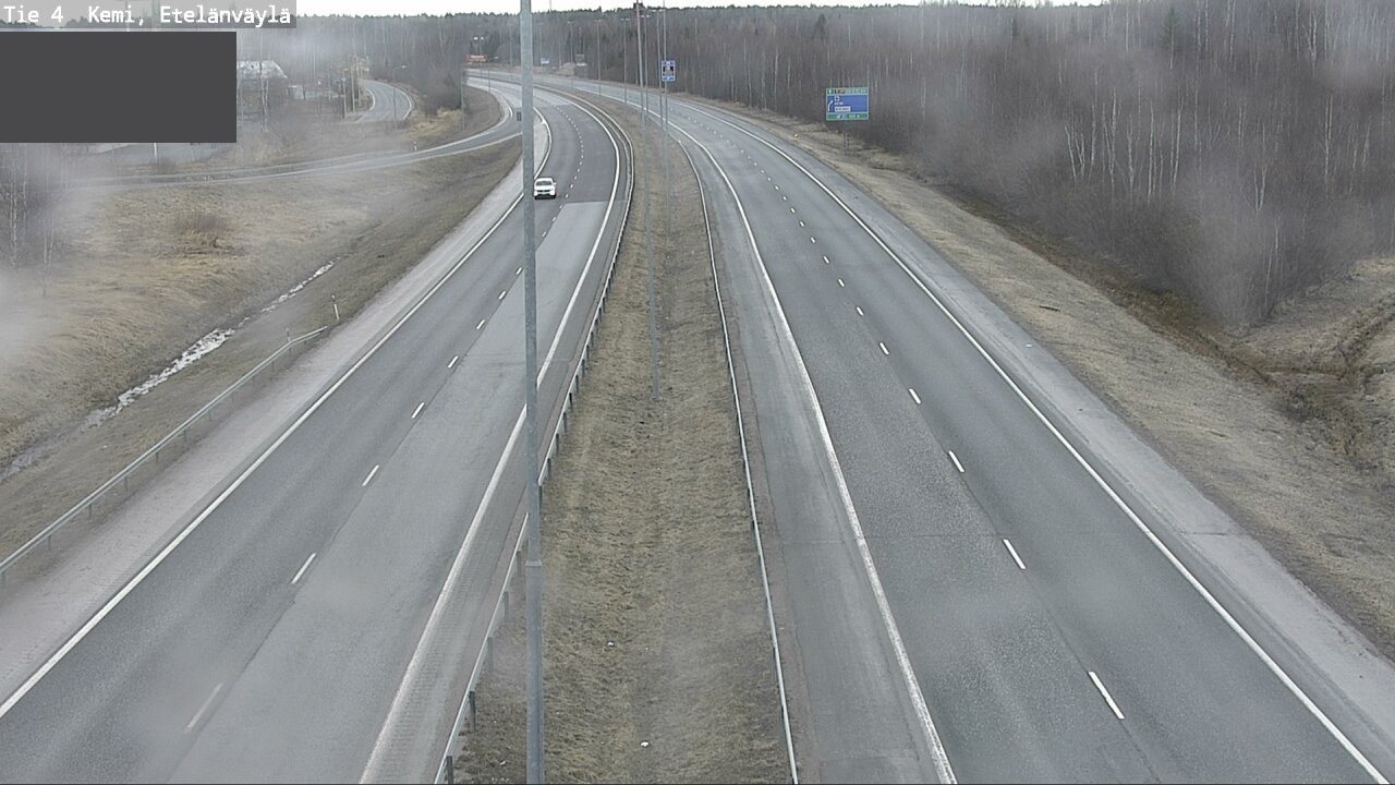 Weather Camera Image Road 4 Kemi, Etelänväylä, Kemi, Lappi