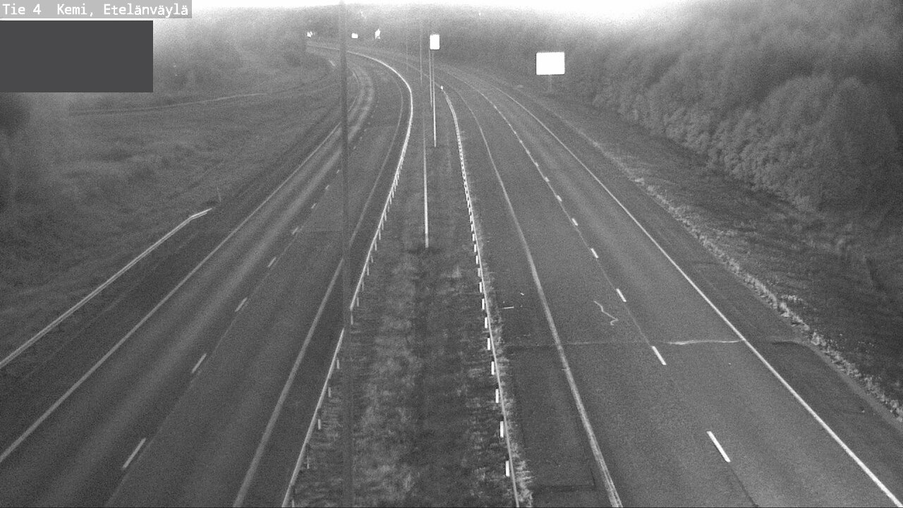 Weather Camera Image Väg 4 Kemi, Etelänväylä, Kemi, Lappi