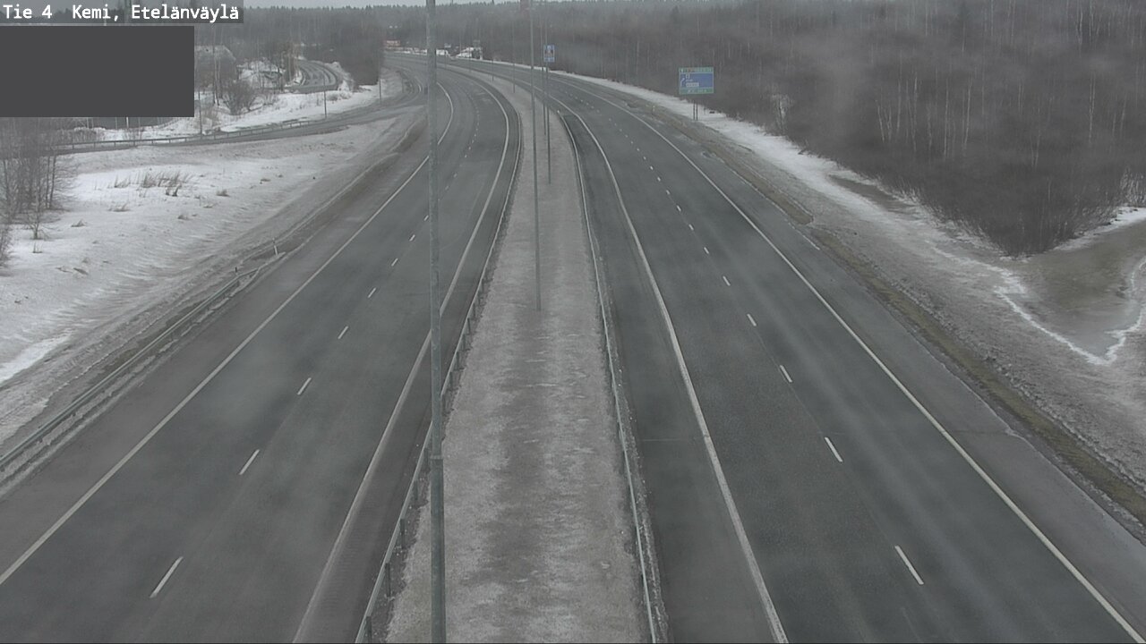 Weather Camera Image Väg 4 Kemi, Etelänväylä, Kemi, Lappi
